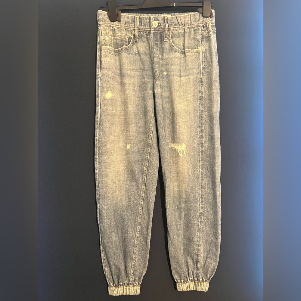 Rag & Bone NEW Miramar Women's SMALL  High Rise Ribbed Joggers Sweatpants